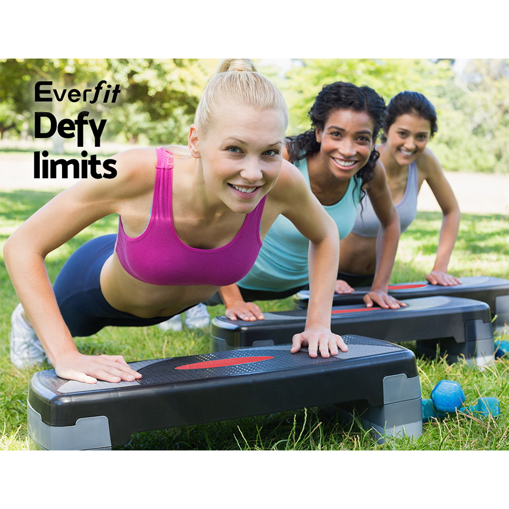 Everfit 3 Level Aerobic Step Exercise Stepper 78cm Gym Home Fitness