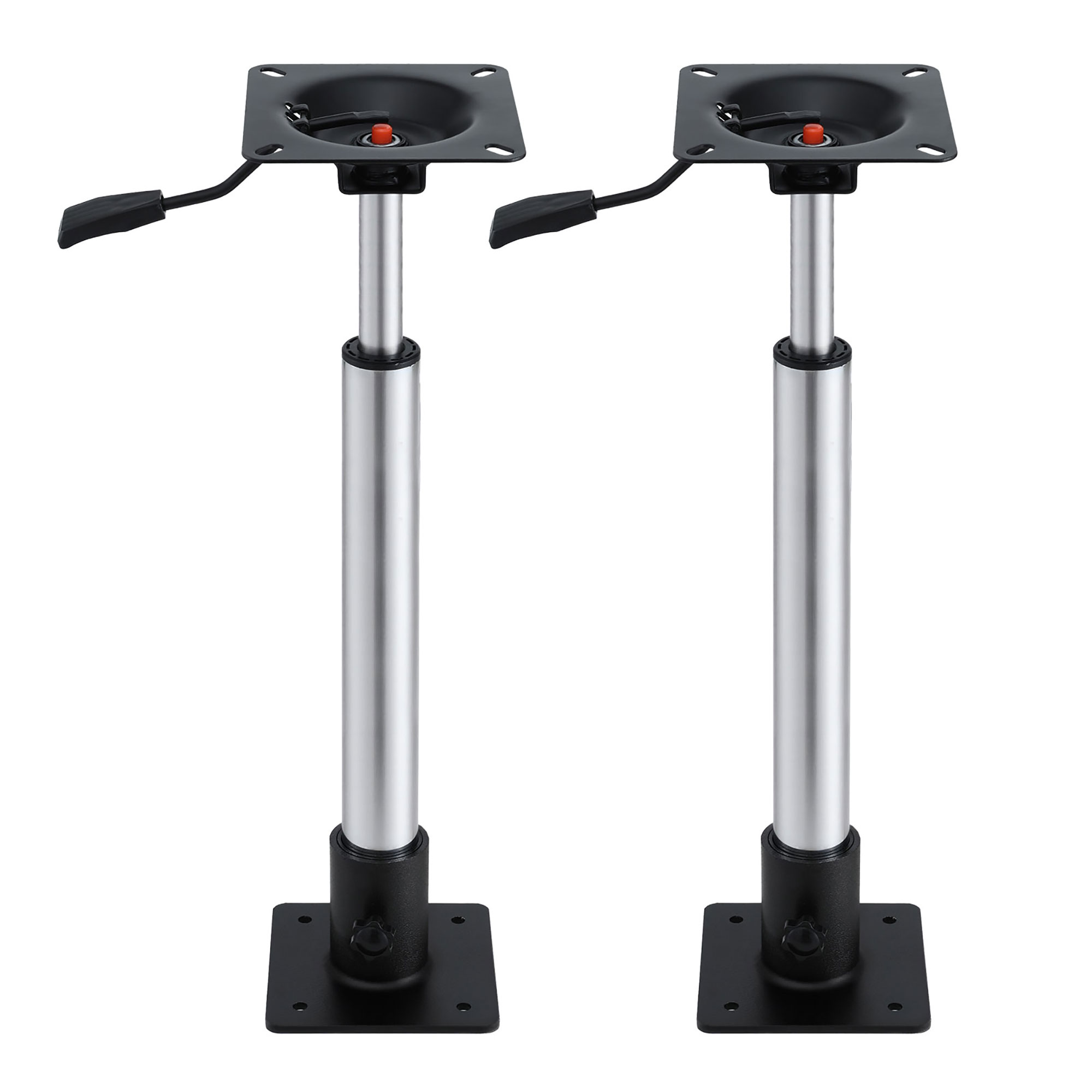 Seamanship Boat Seat Pedestal 5575cm Adjustable Gas Lift 360 Degrees Swivel 2 Pack