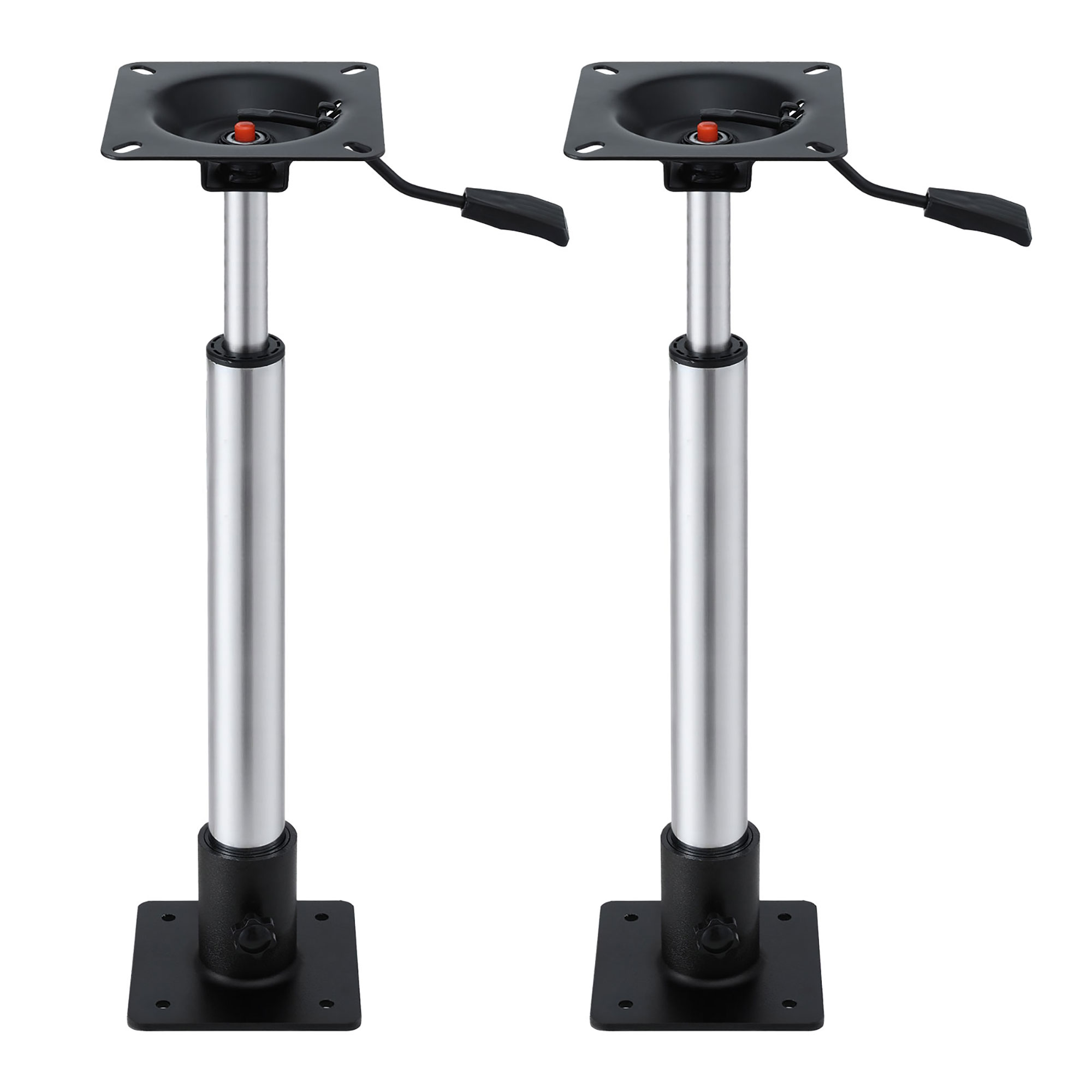 Seamanship Boat Seat Pedestal 5575cm Adjustable Gas Lift 360 Degrees Swivel 2 Pack
