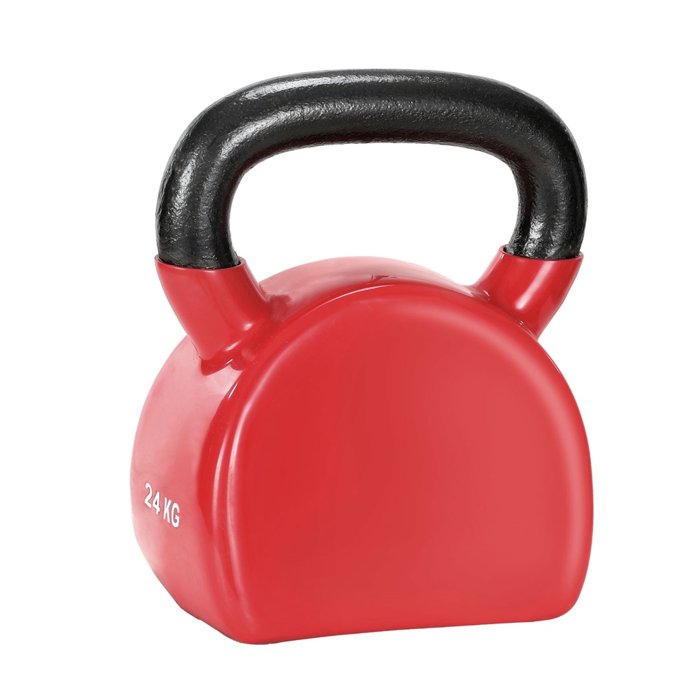 Everfit 24kg Kettlebell Weightlifting Bench Dumbbells Kettle Bell Gym Home