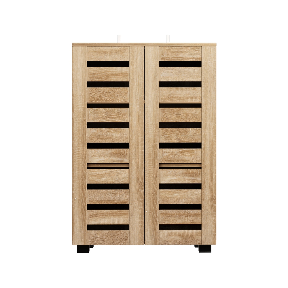 Artiss Shoe Rack Cabinet 20 Pairs 5-tier Wood Alster