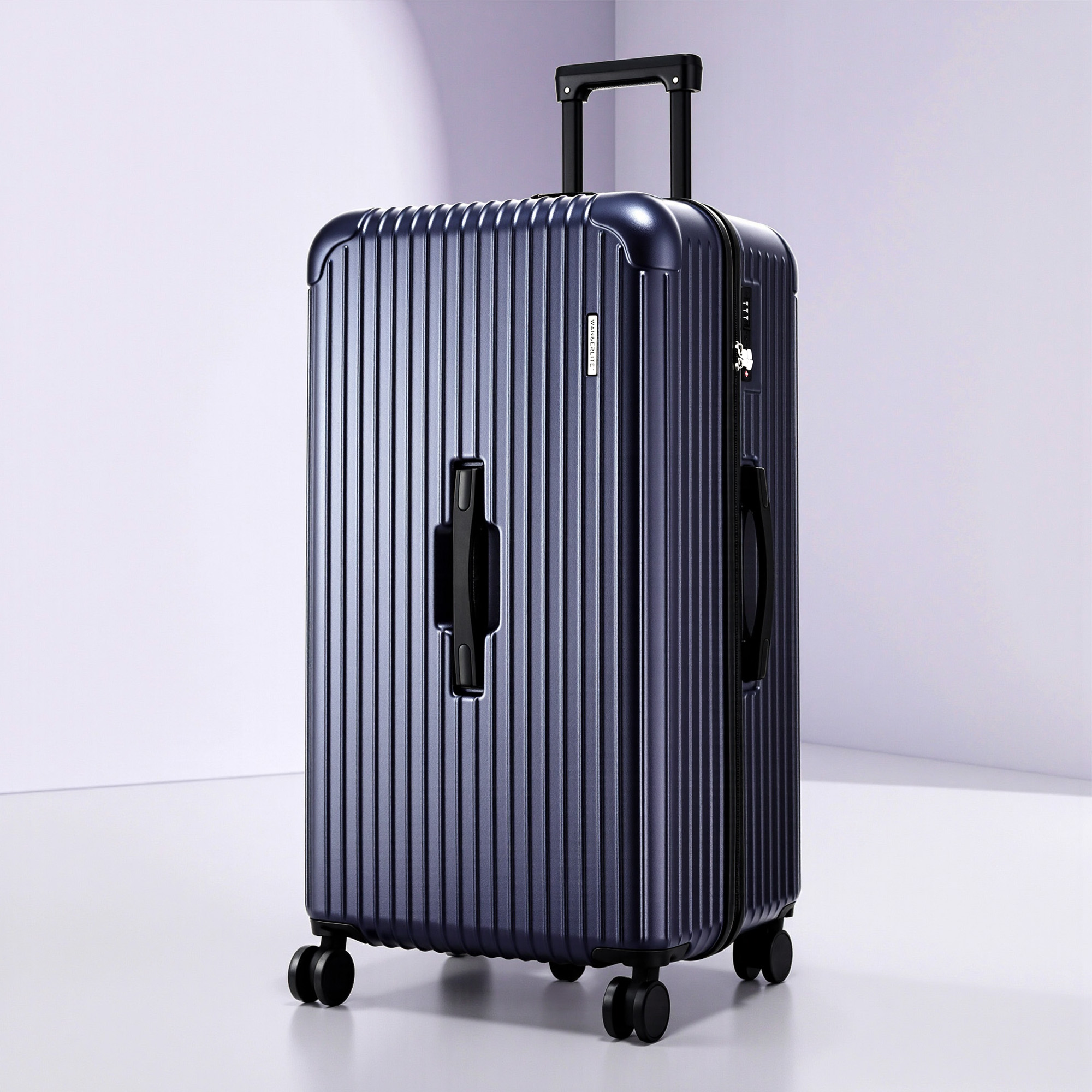 Wanderlite 32" Trunk Luggage Suitcase Travel TSA Type-C 5 Wheels Deep Indigo Wanderlite 32" Trunk Luggage Suitcase Travel TSA Type-C 5 Wheels Deep Indigo