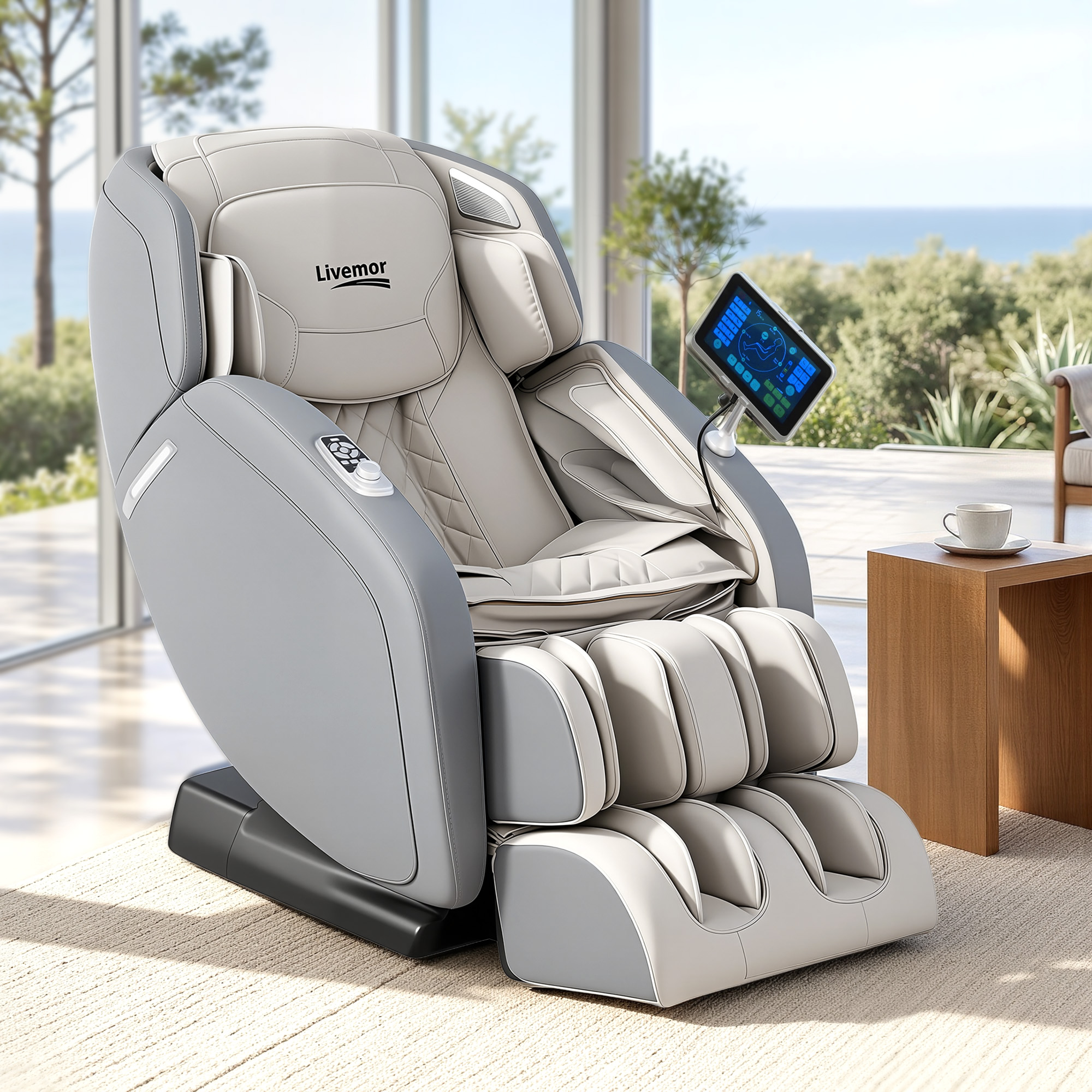Livemor 4D Massage Chair Electric Recliner Home Massager Gary Livemor 4D Massage Chair Electric Recliner Home Massager Gary
