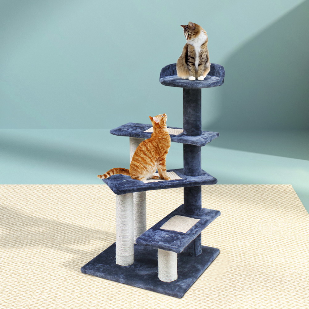 i.Pet Cat Tree 100cm Scratching Post Scratcher Tower Wood Condo House Trees Bed i.Pet Cat Tree 100cm Scratching Post Scratcher Tower Wood Condo House Trees Bed